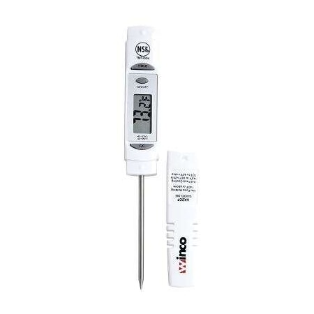 Winco 3 1.25 Lcd Digital Probe White Thermometer